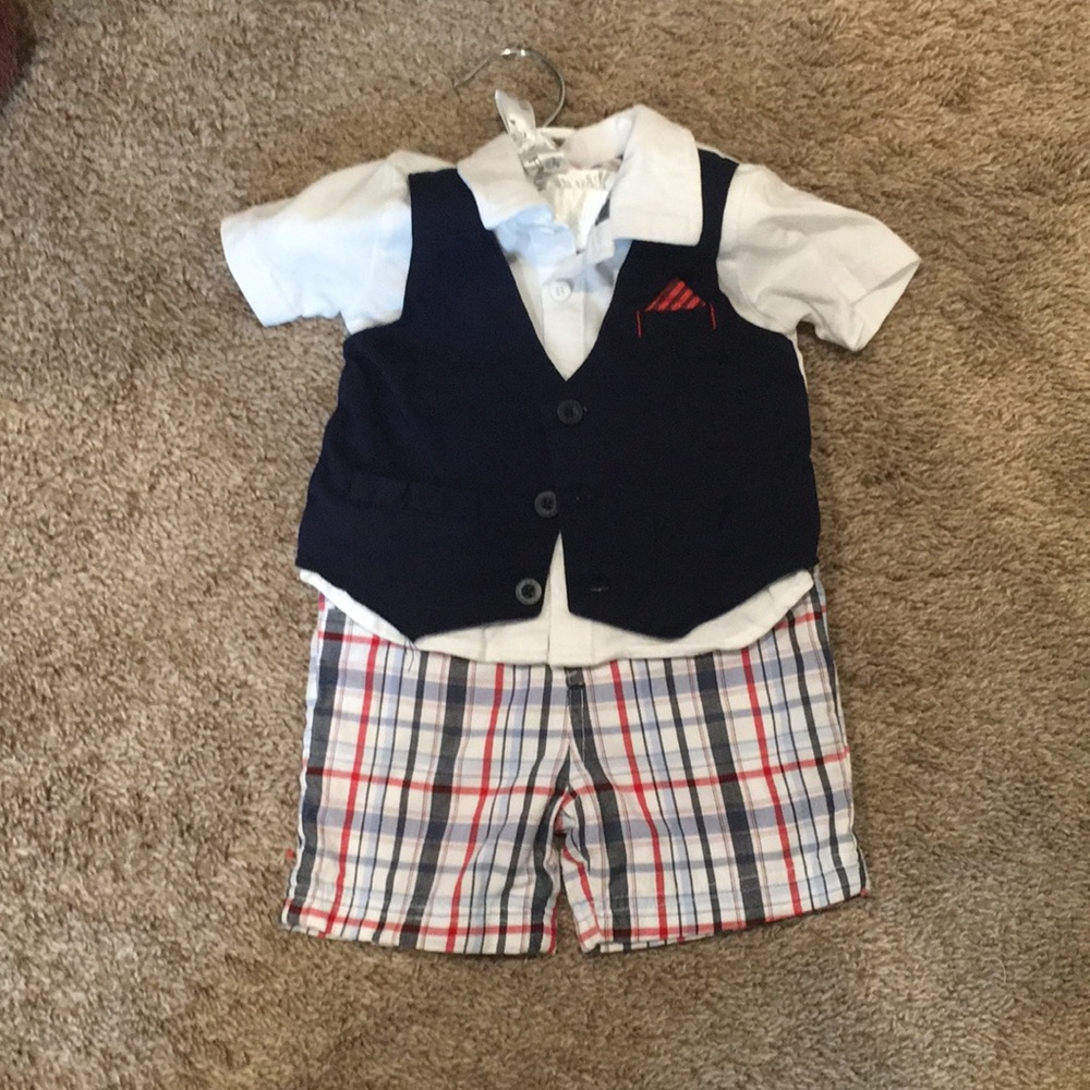 FAO Baby boy 2 piece dress outfit